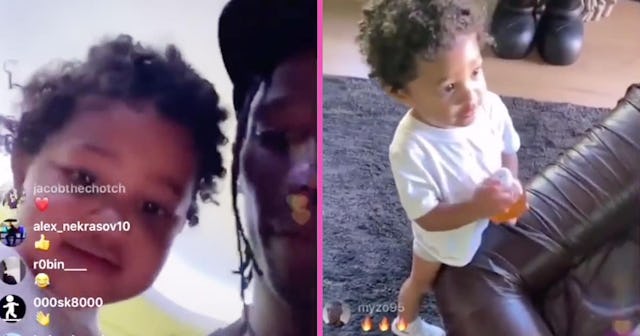 Stormi Adorably Crashes Travis Scott's Instagram Live