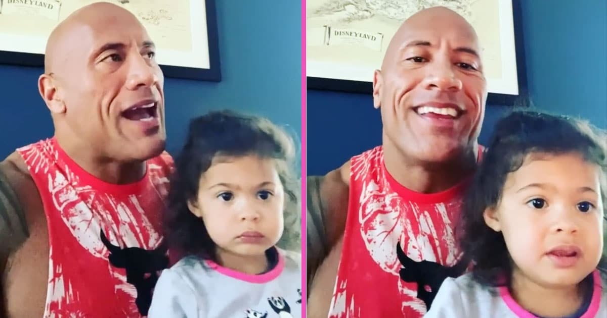 The Rock Sings ‘You’re Welcome’ With Daughter Who ‘Has No Idea’ He’s Maui
