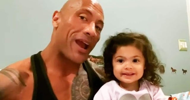 The Rock 'Negotiates' Bedtime With His Daughter By Singing 'You're Welcome'