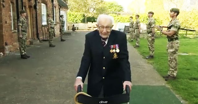 99-Year-Old British Army Vet Raises $15 Million To Fight Coronavirus