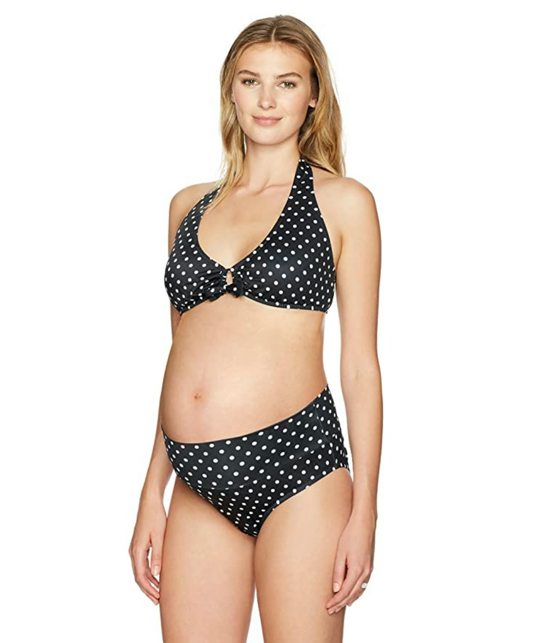 Prego Maternity Womens Maternity Polka Dot Pin Up Bikini