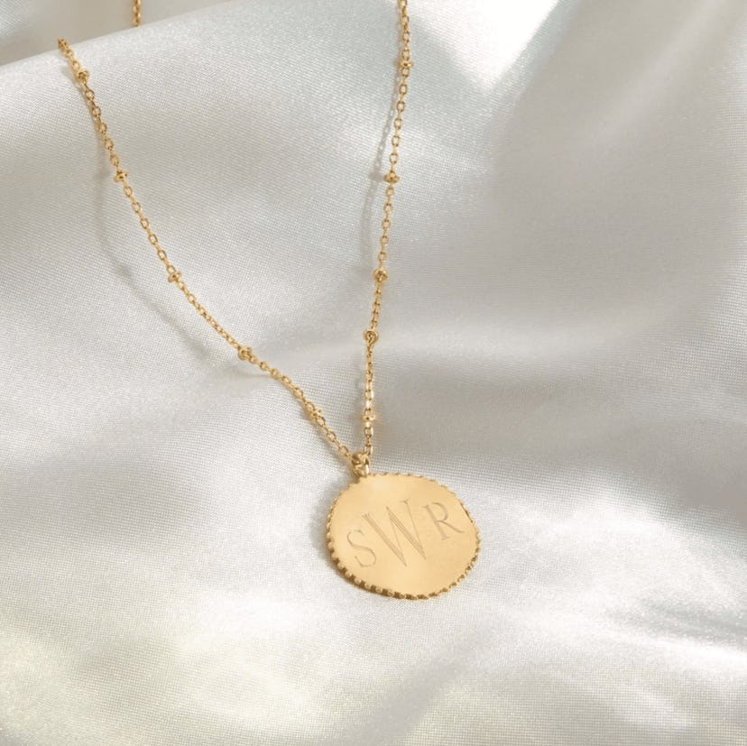 Gorjana Bespoke Personalized Coin Necklace