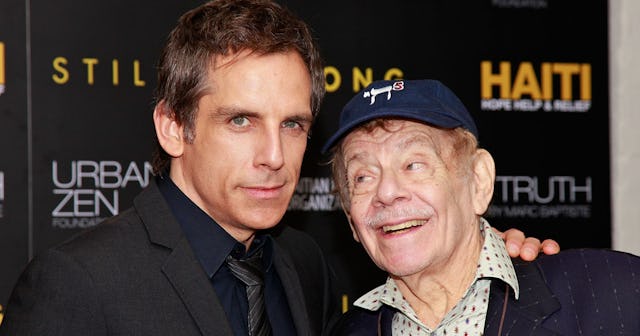 Actors Ben Stiller and Jerry Stiller