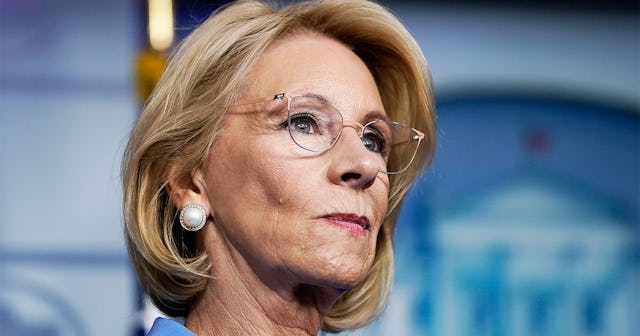 Betsy DeVos Demands Public Schools Share Pandemic Aid With Private Schools