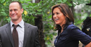 Mariska Hargitay and Christopher Meloni