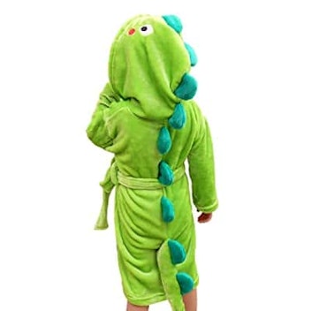 Lonta Kids Hooded Dinosaur Robe