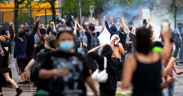 George Floyd's Death Sparks Protests Resulting In Confrontation With Police