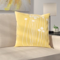 Oconee Cotton Floral Throw Pillow Cover