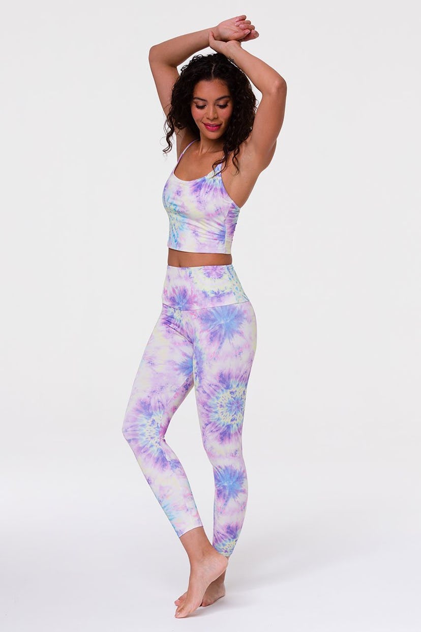 Onzie Tie Dye High Rise Midi Leggings