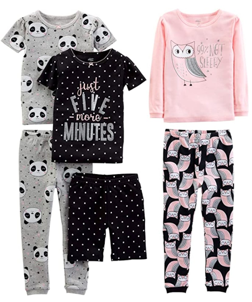 Simple Joys by Carter's Girls Pajama Sets (3 Pairs)
