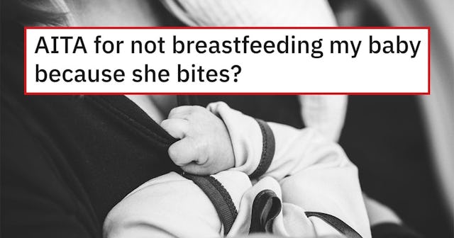 Dad Hides Formula So Mom Has 'No Choice' But To Breastfeed Biting Baby