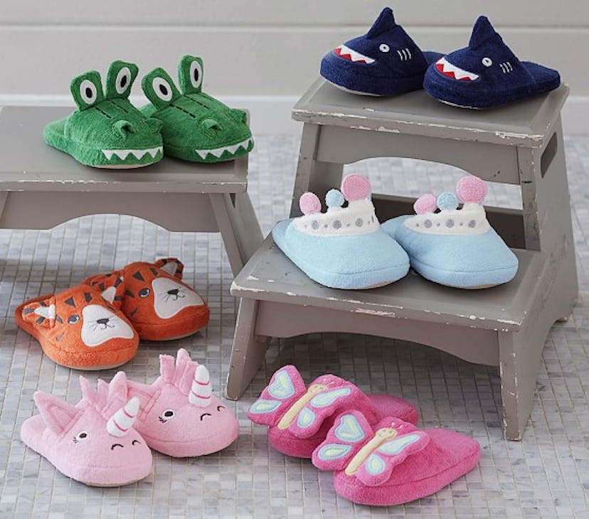 Pottery Barn Kids Animal Slippers