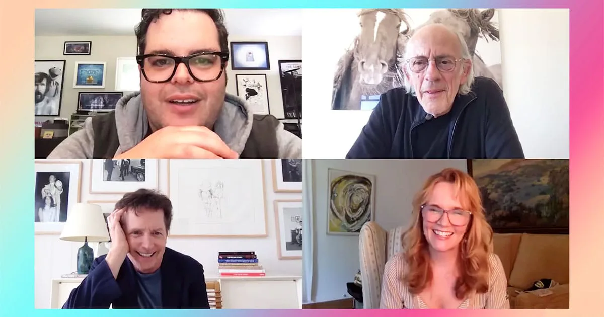 Josh Gad Reunited The ‘Back To The Future’ Cast On Zoom