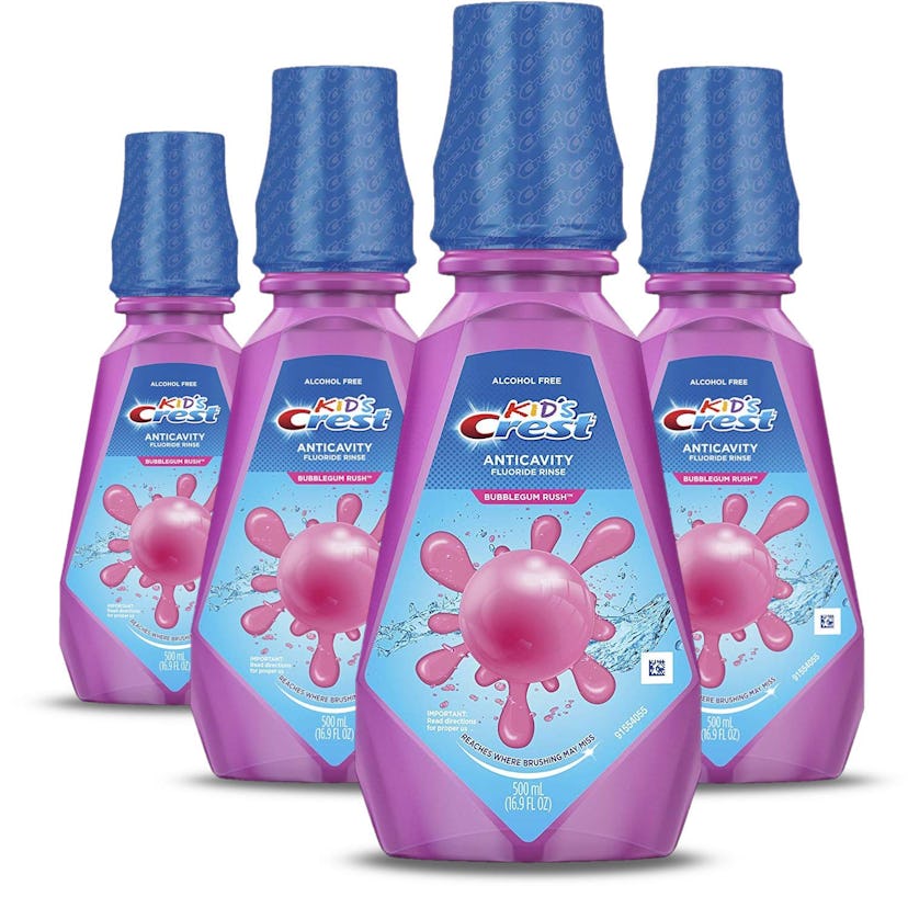 Crest Kid's Anticavity Fluoride Rinse for Kids Pack of 4