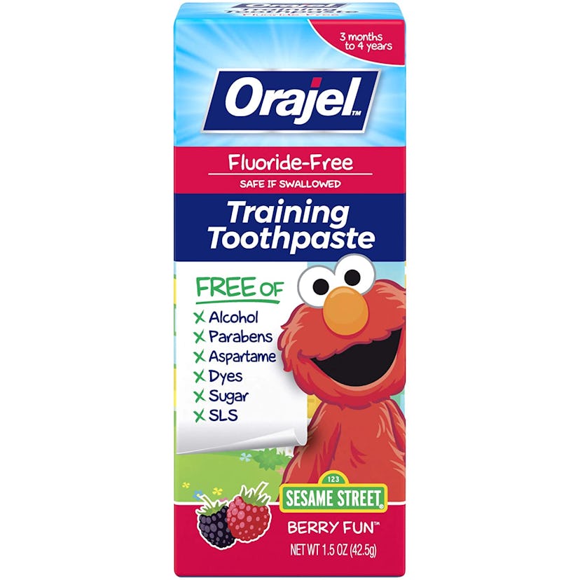 Orajel Elmo Fluoride-Free Training Toothpaste for Kids