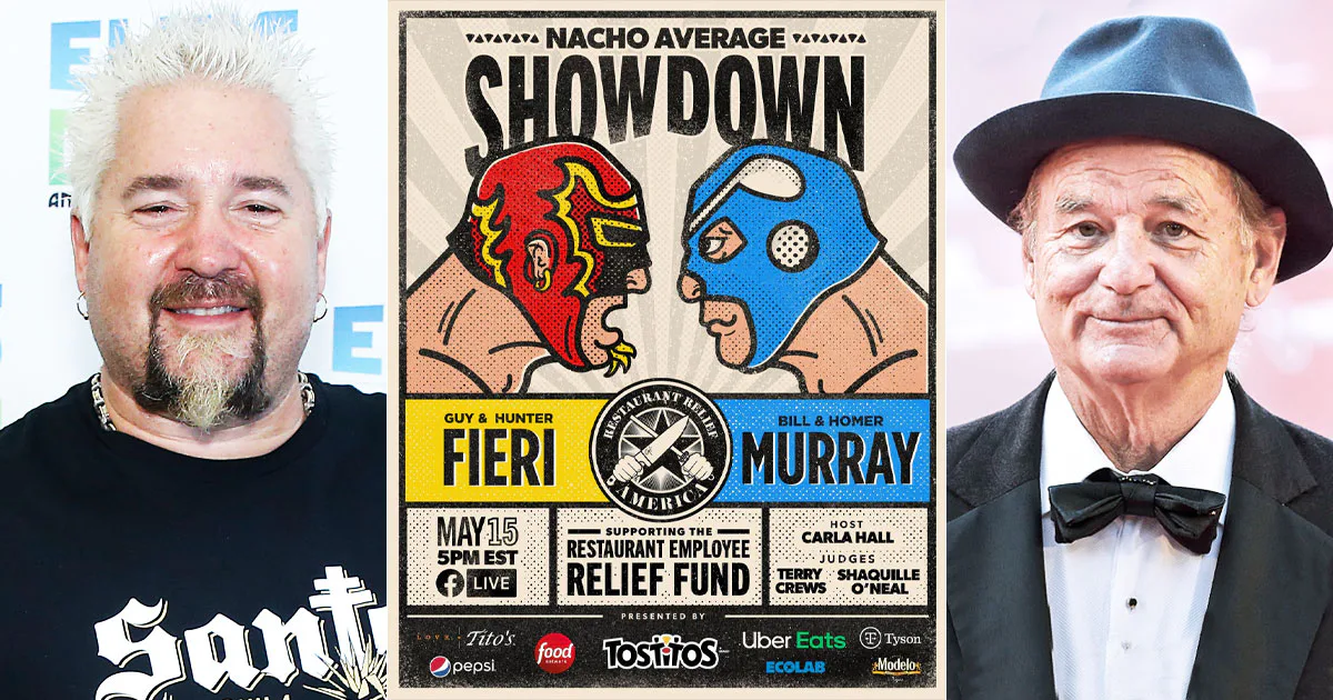 Bill Murray And Guy Fieri Will Compete In Nacho Cook Off For Charity