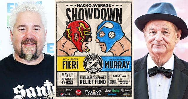 Guy Fieri And Bill Murray Will Compete In A 'Nacho Cook-Off' For Charity