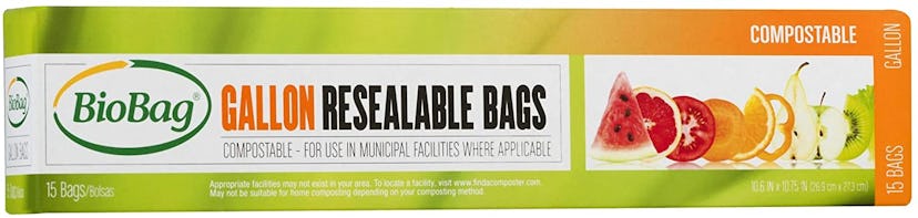 BioBag Resealable Compostable Sandwich Bags
