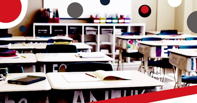 Classroom without children