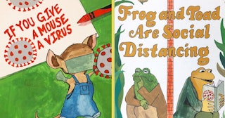 Mom Reimagines Classic Children's Book Covers As Coronavirus Scenes