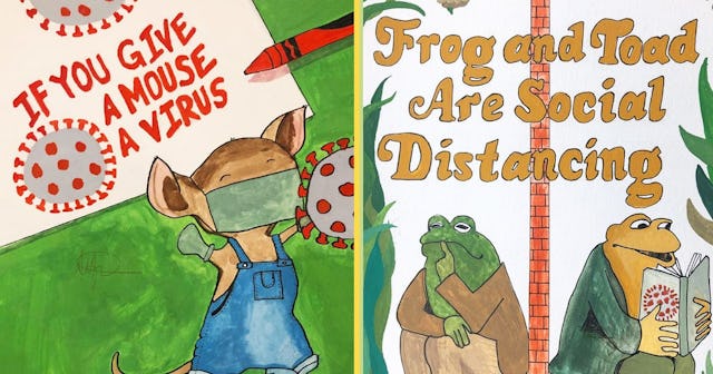 Mom Reimagines Classic Children's Book Covers As Coronavirus Scenes