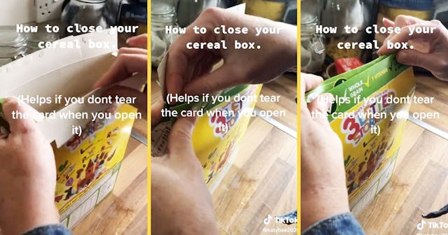 Apparently, We've All Been Folding Cereal Boxes Wrong