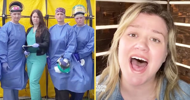 Kelly Clarkson Performs Powerful Tribute To Frontline Workers