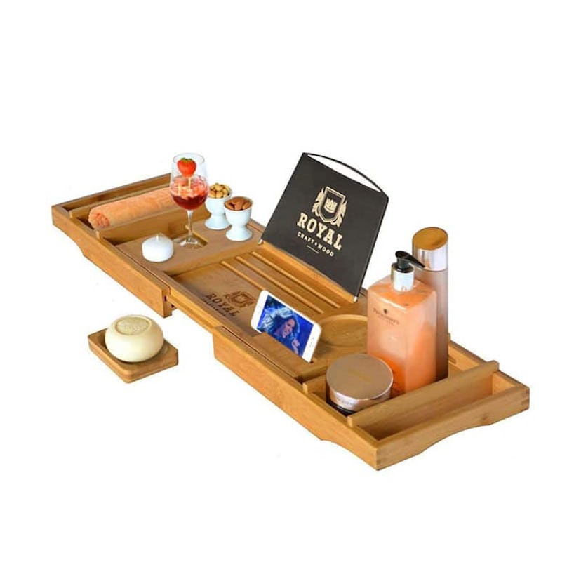 ROYAL CRAFT WOOD Luxury Bathtub Caddy Tray