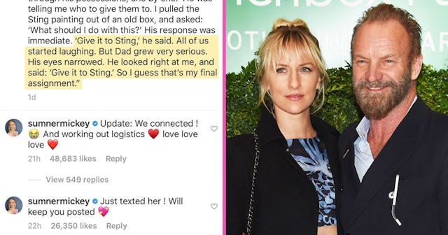Sting's Daughter Grants Fan's Dying Wish After Seeing Viral 'Humans Of NY' Post