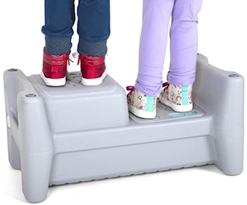 Simplay3 Two Child Plastic Step Stool and Seat