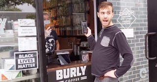Dipshit Launches His Own 'All Lives Matter' Protest At A Brooklyn Coffee Shop