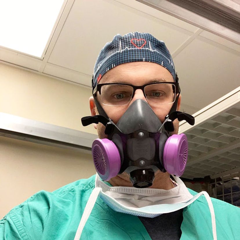 An Anesthesiologist And Father Gives The Low Down To Help You Bear Down: man with. mask on