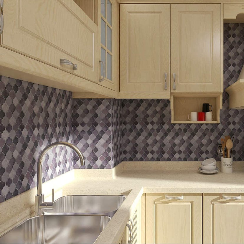 Arabesque Peel And Stick Backsplash Tile