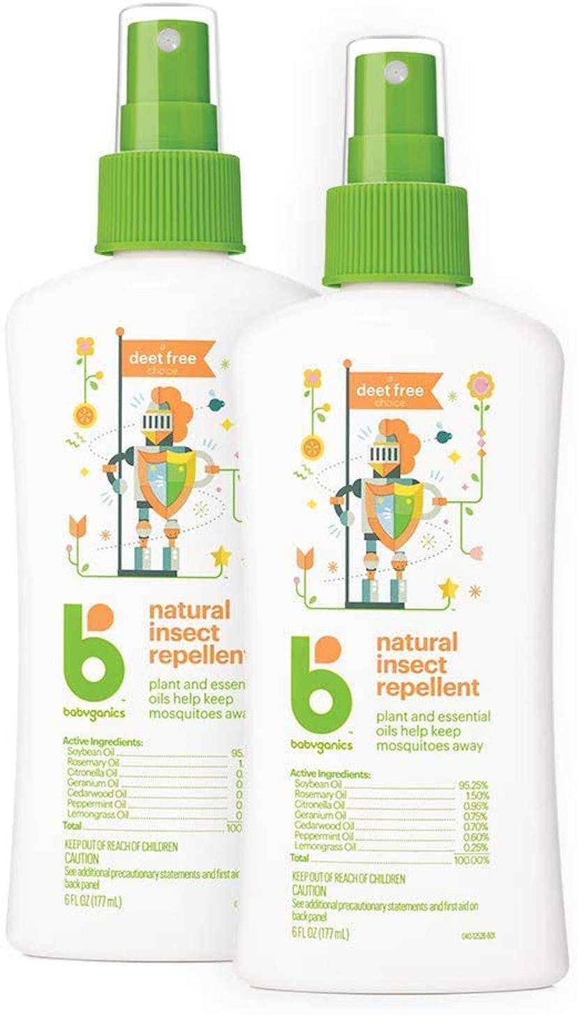 Babyganics Natural Bug Spray, Pack of 2