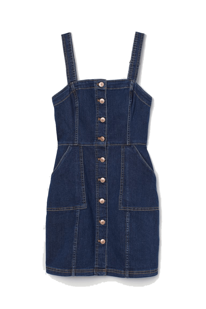 H&M Denim Overall Dress