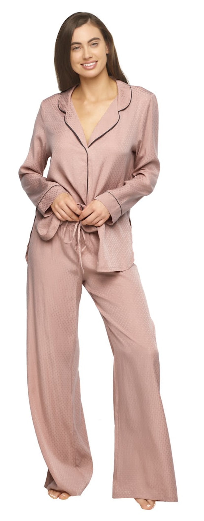 Felina Eco-Friendly Izar Jacquard Pajama...