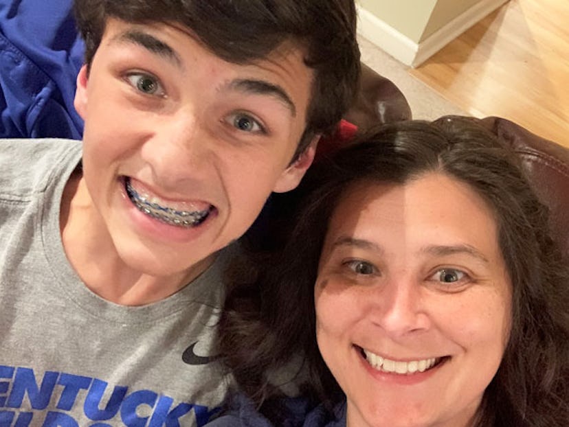 Once I Learned To Speak 'Athlete,' Communication With My Teen Got So Much Easier: mother and son pos...