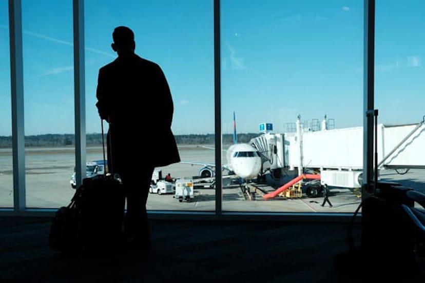 A plane sits on the tarmac at a South Carolina airport on March 01, 2020 in Columbia, South Carolina