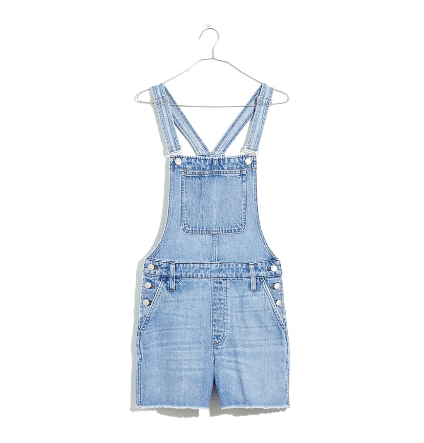 Madewell Adirondack Short Denim Overalls