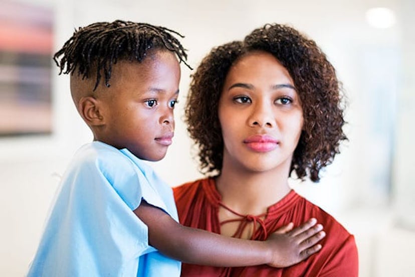 Moms Of Black Boys With Special Needs Are Terrified Right Now:mother carrying son