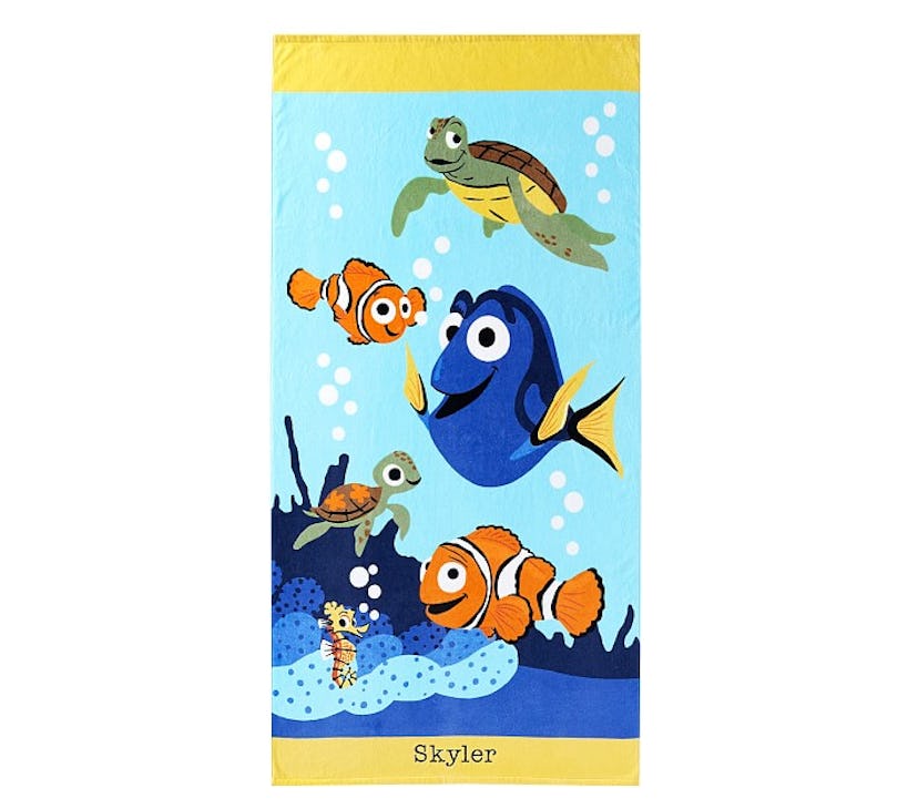 Pottery Barn Finding Nemo Kids Beach Towel 