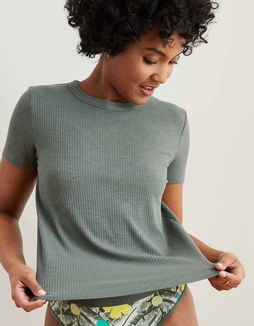 Aerie Real Soft Ribbed Sleep Shirt