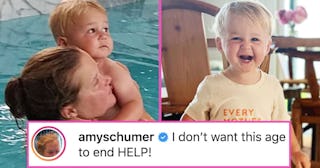 Amy Schumer Is Every Mom Wanting To Freeze Time