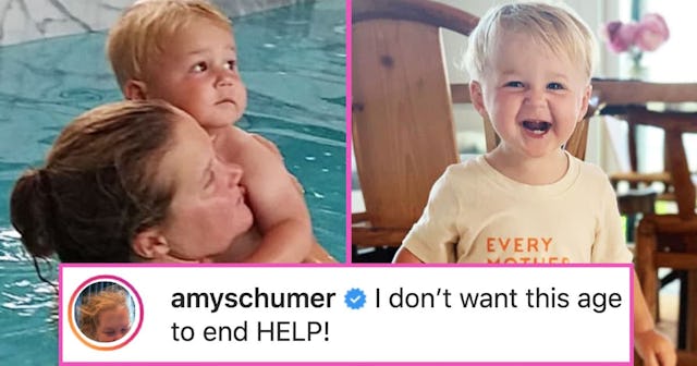 Amy Schumer Is Every Mom Wanting To Freeze Time