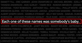 Babynames.com Posts Powerful Tribute To #BlackLivesMatter