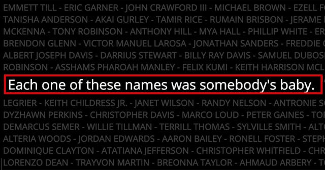 Babynames.com Posts Powerful Tribute To #BlackLivesMatter