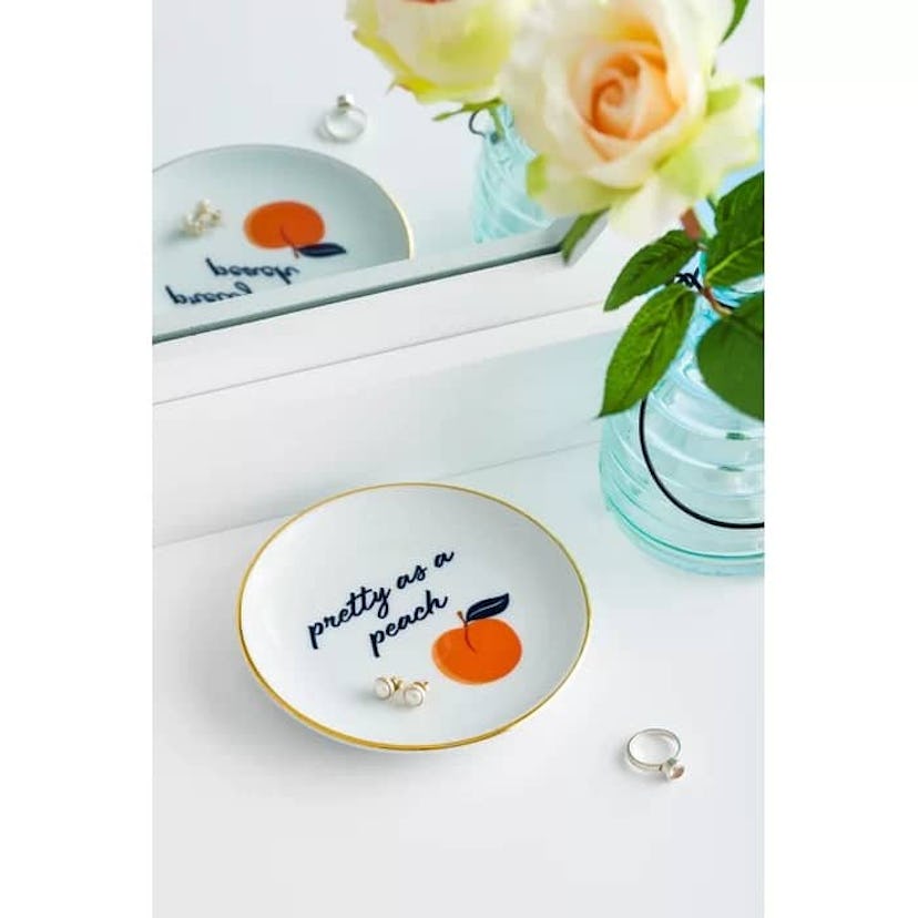 Draper James Pretty As A Peach Trinket Dish