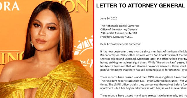 Beyonce Calls For Officers Who Killed Breonna Taylor To Be Arrested And Charged