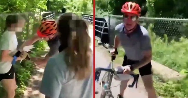 Cyclist Attacks Child Posting BLM Posters On Maryland Trail