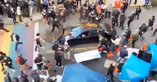 Person Shot After Man Drives Car Into Seattle Protest Crowd